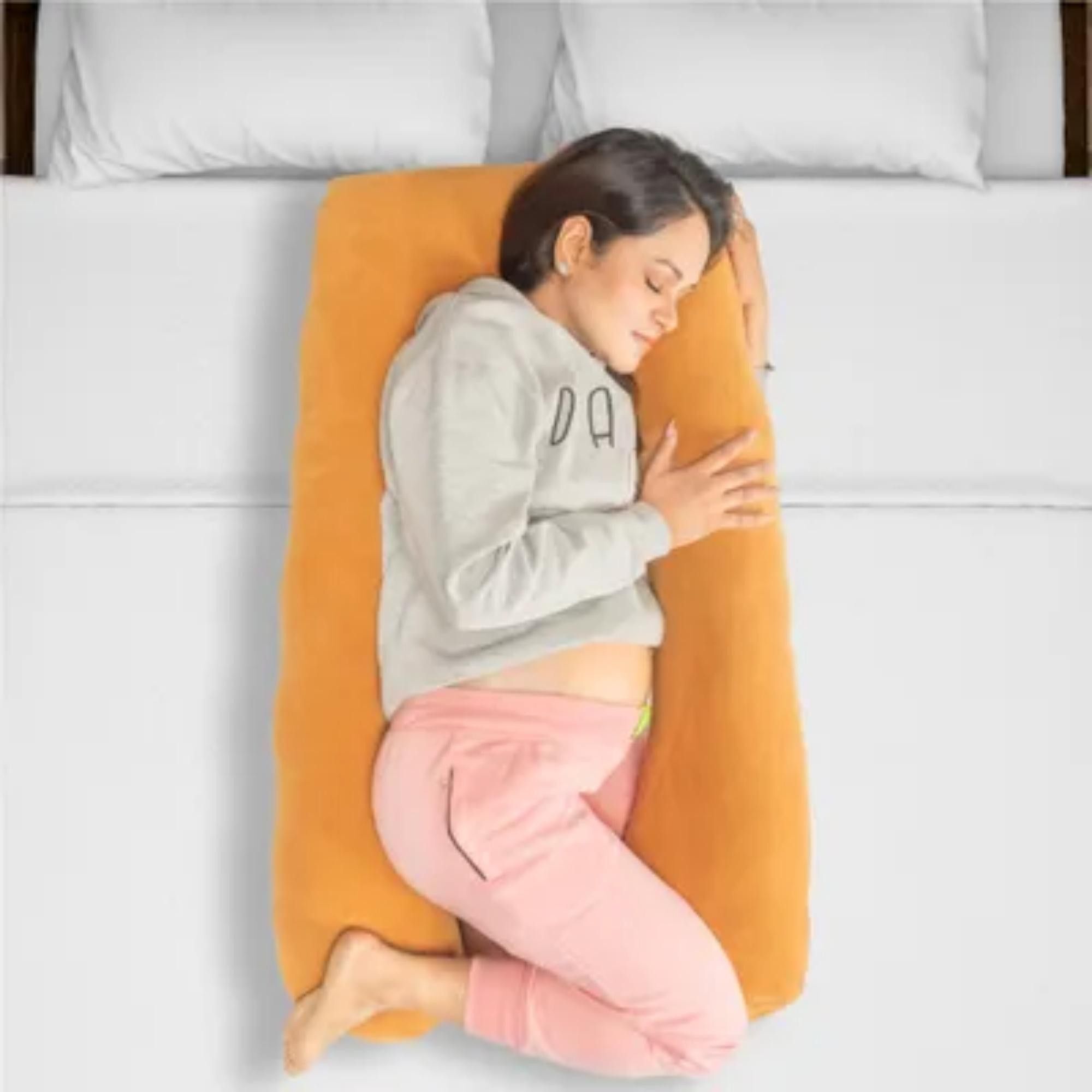 Cotton Pregnancy Pillow Pack of 1 Solid luxury-image-48