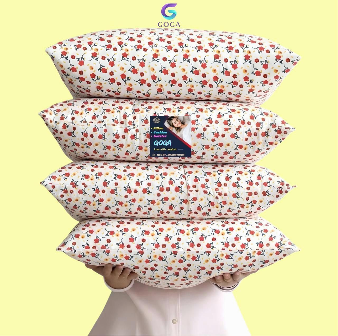 goga Cotton Sleeping Pillow Pack of 4 Solid LUXURY-picture-39