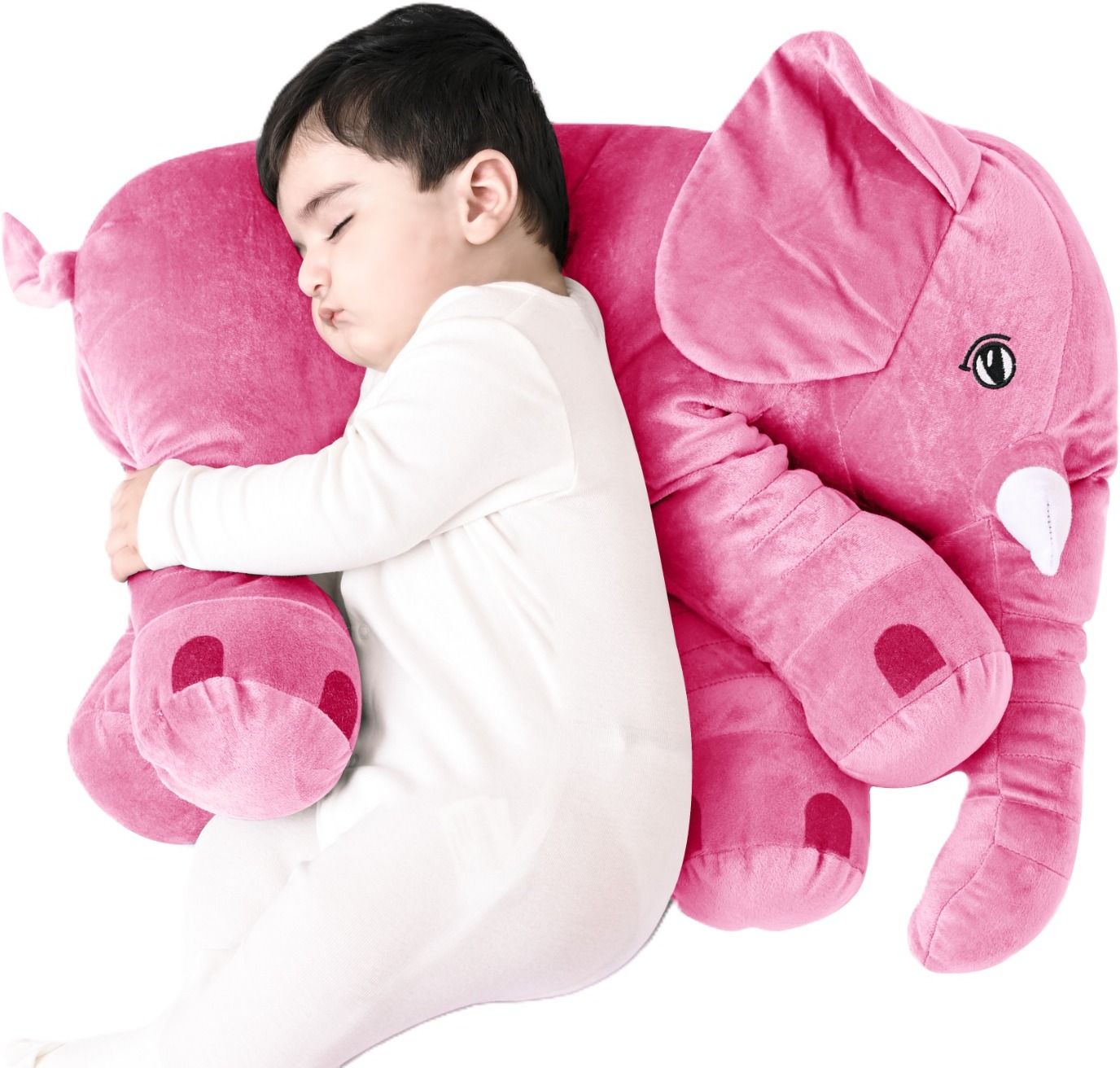 dearjoy Baby Elephant Pillow (Pink) - 45 cm-picture-2