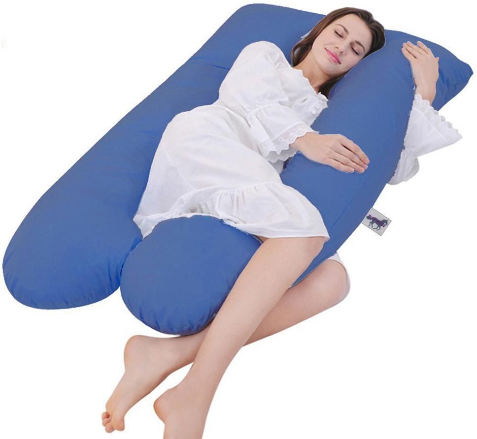 Microfibre Pregnancy Pillow Pack of 1 Solid "Enjoy full-body comfort and support for a more peaceful pregnancy journey."-image-13