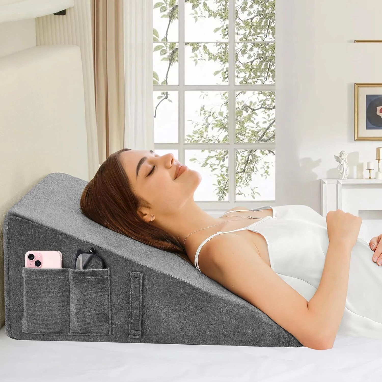 Bed Wedge Foam Solid Orthopaedic Pillow Pack of 1-image-45