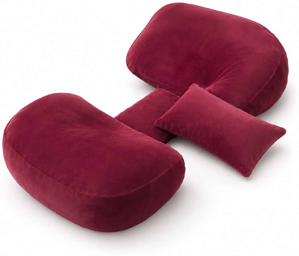 gadda co Microfibre Pregnancy Pillow Pack of 1 Solid-picture-17
