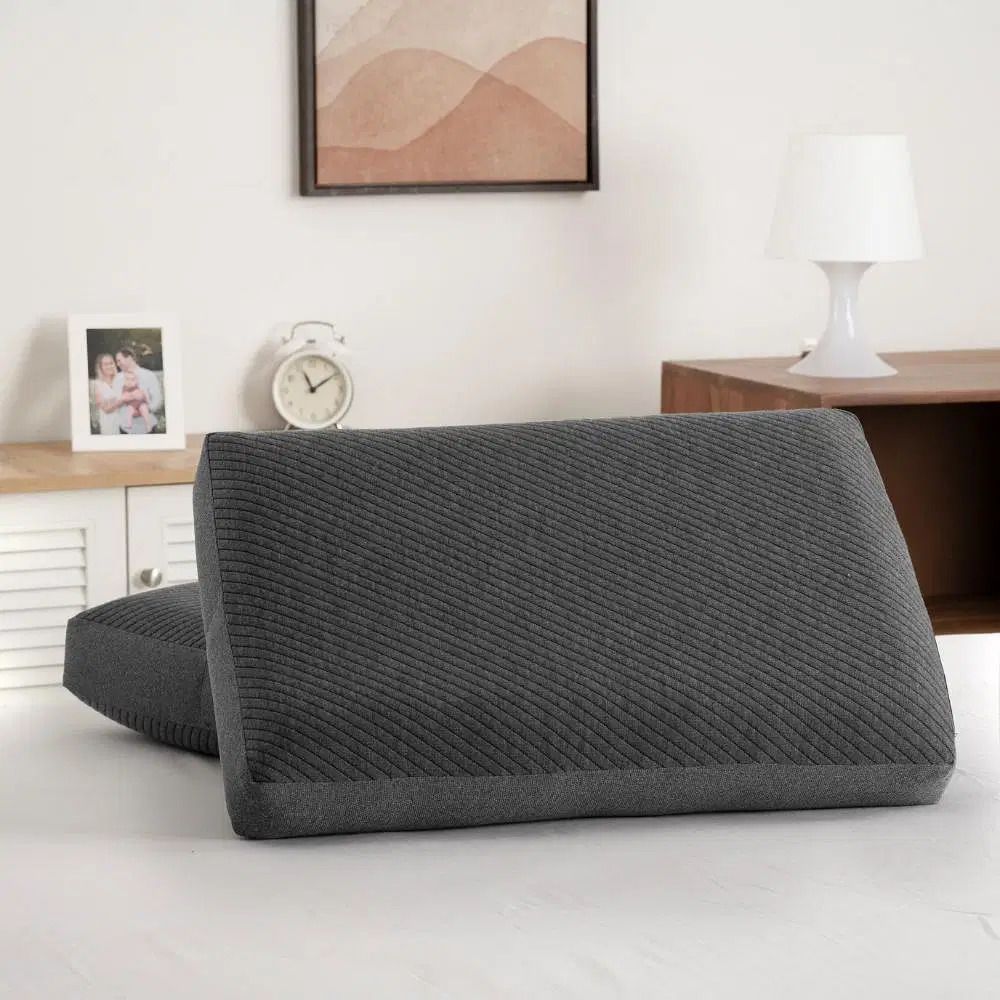 la verne Luxury Memory Foam Geometric Sleeping Pillow Pack of 1-picture-6