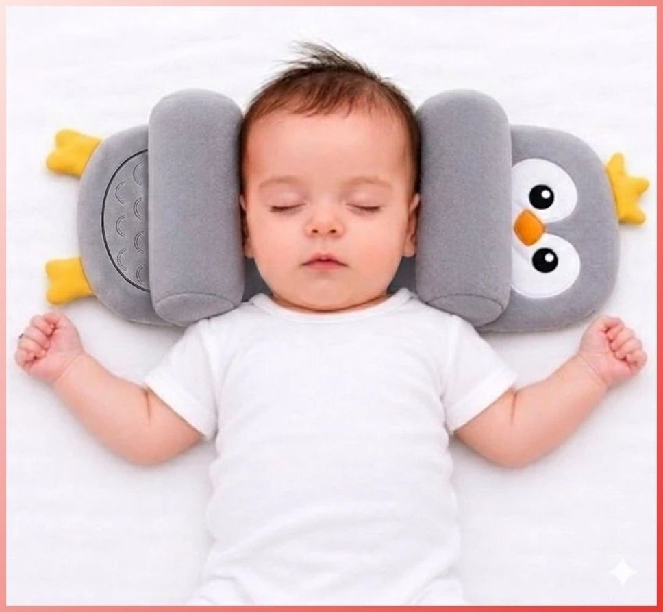 Microfibre Baby Pillow Pack of 1 Animals Cozy Fit Comfort Series-image-29