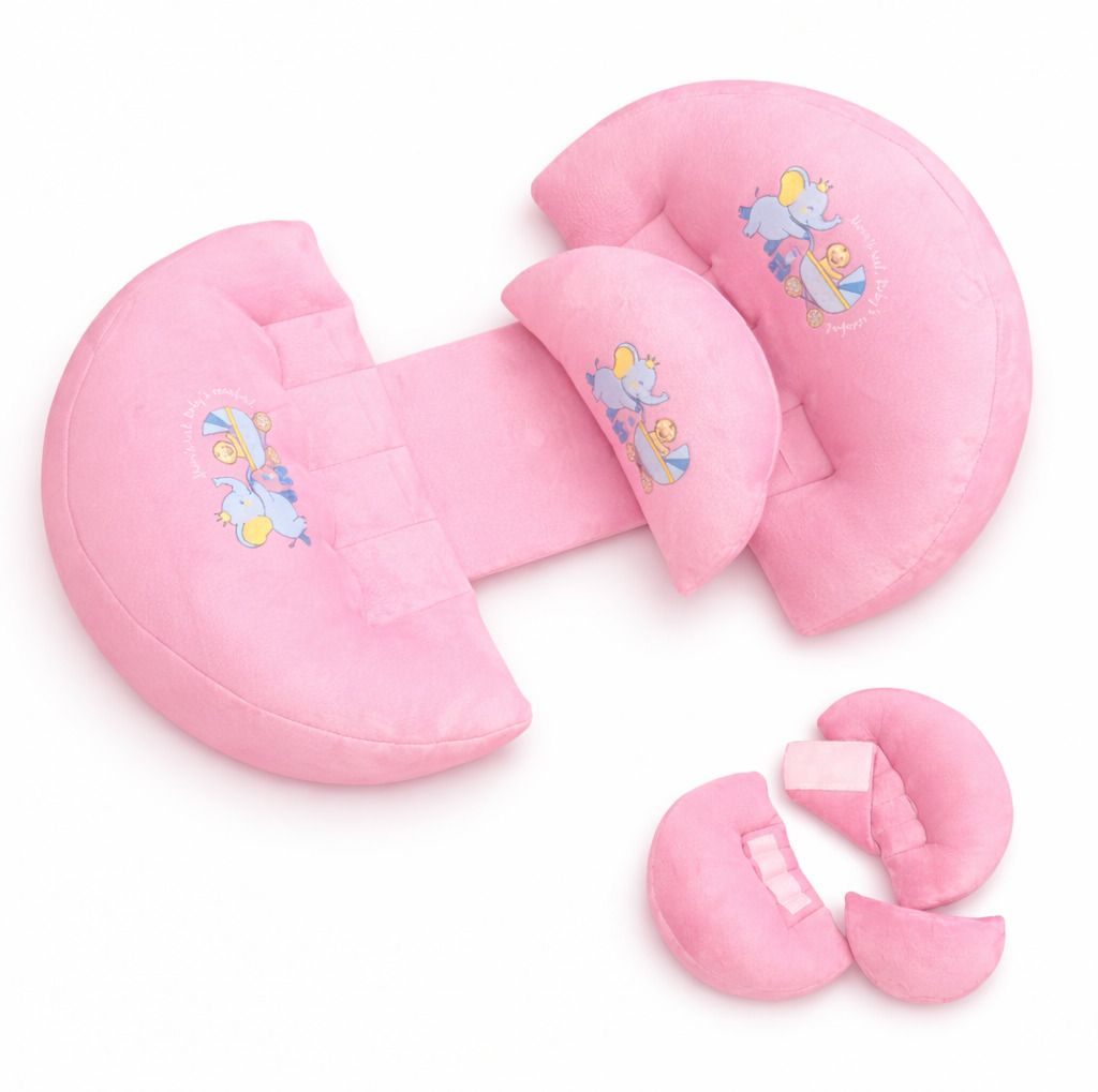 Polyester Fibre, Foam Pregnancy Pillow Pack of 1 Printed Adjustable Comfort Series-image-22