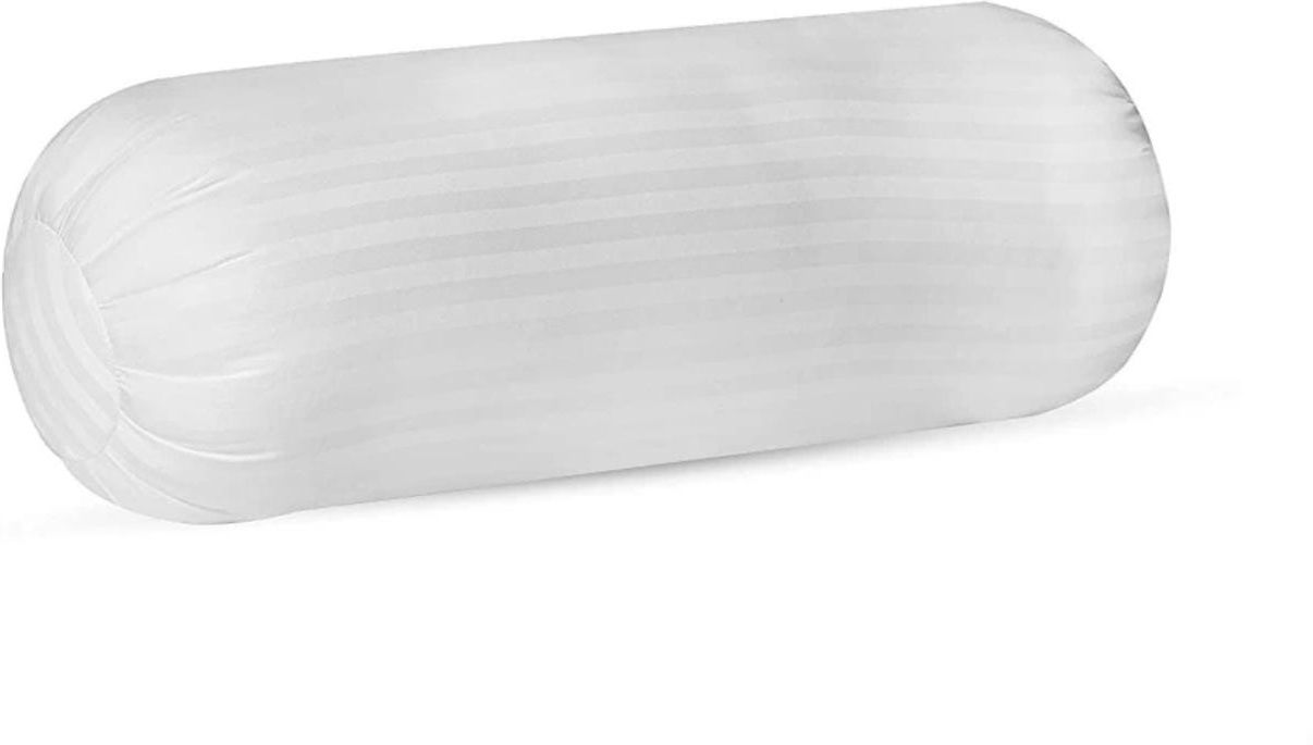 Memory Foam Bolster Pack of 2 Solid Bolster Pillow for Bed & Sofa | Round Diwan Cushions | Light & Soft-image-0