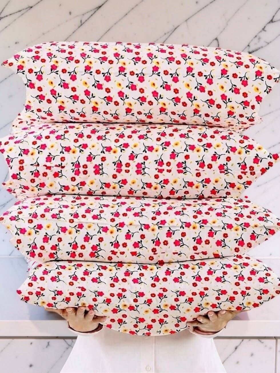 cotton sleeping pillow pack of 4 solid premium pillow set