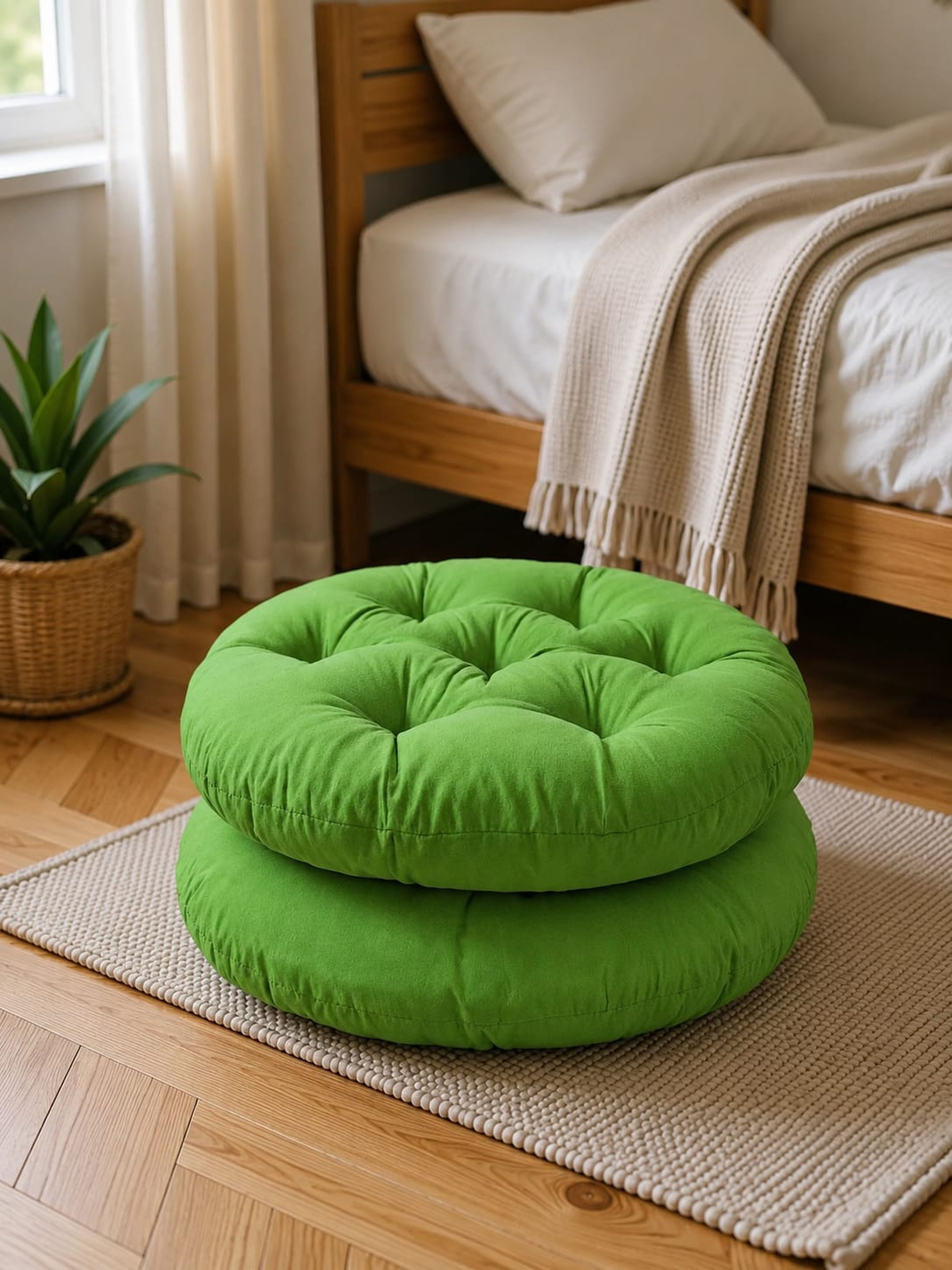 sanju brother Microfibre Chair Pad Pack of 2 Solid-picture-39