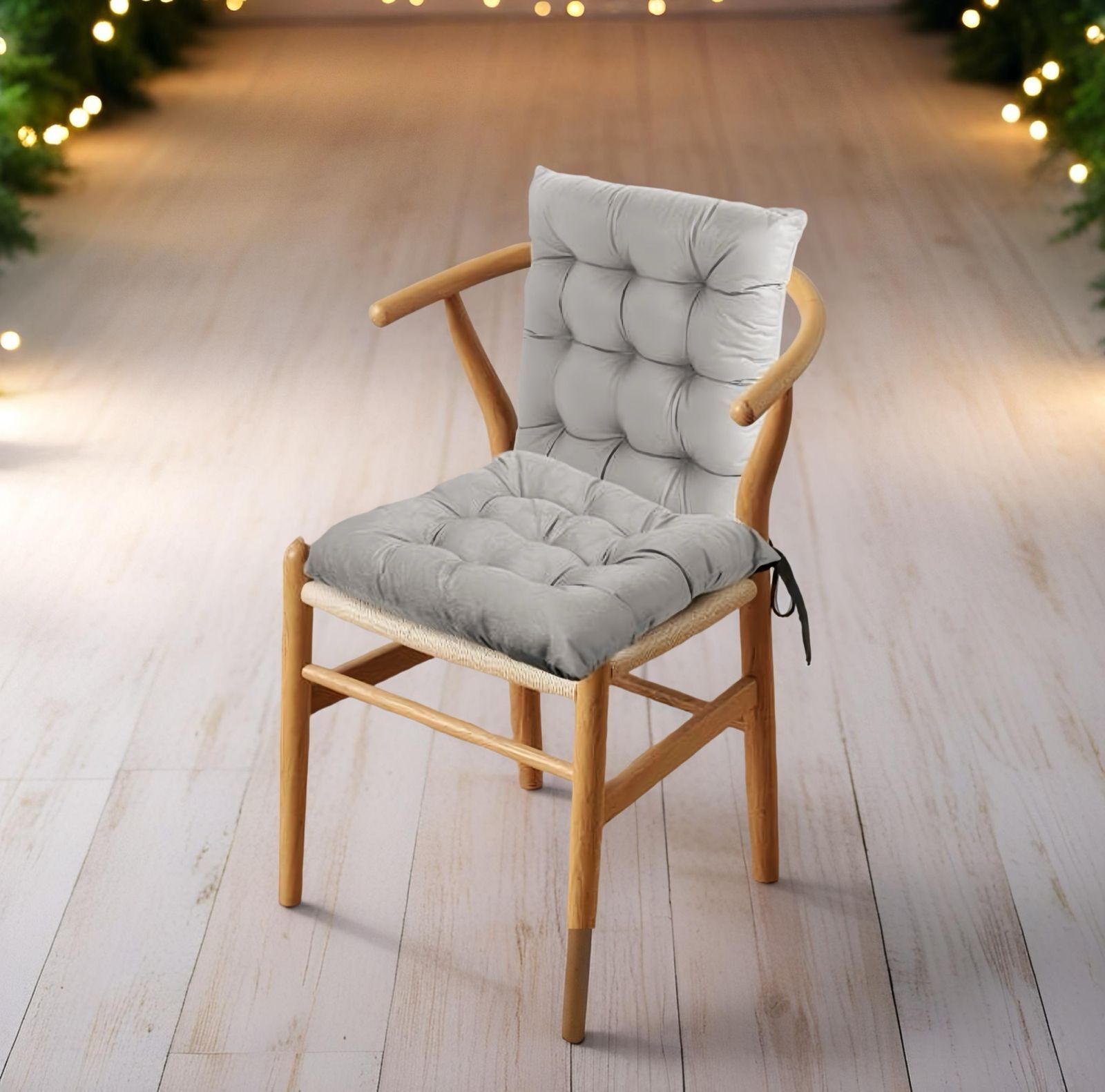 soft snooze Microfibre Chair Pad Pack of 2 Solid Soft Luxury-picture-18