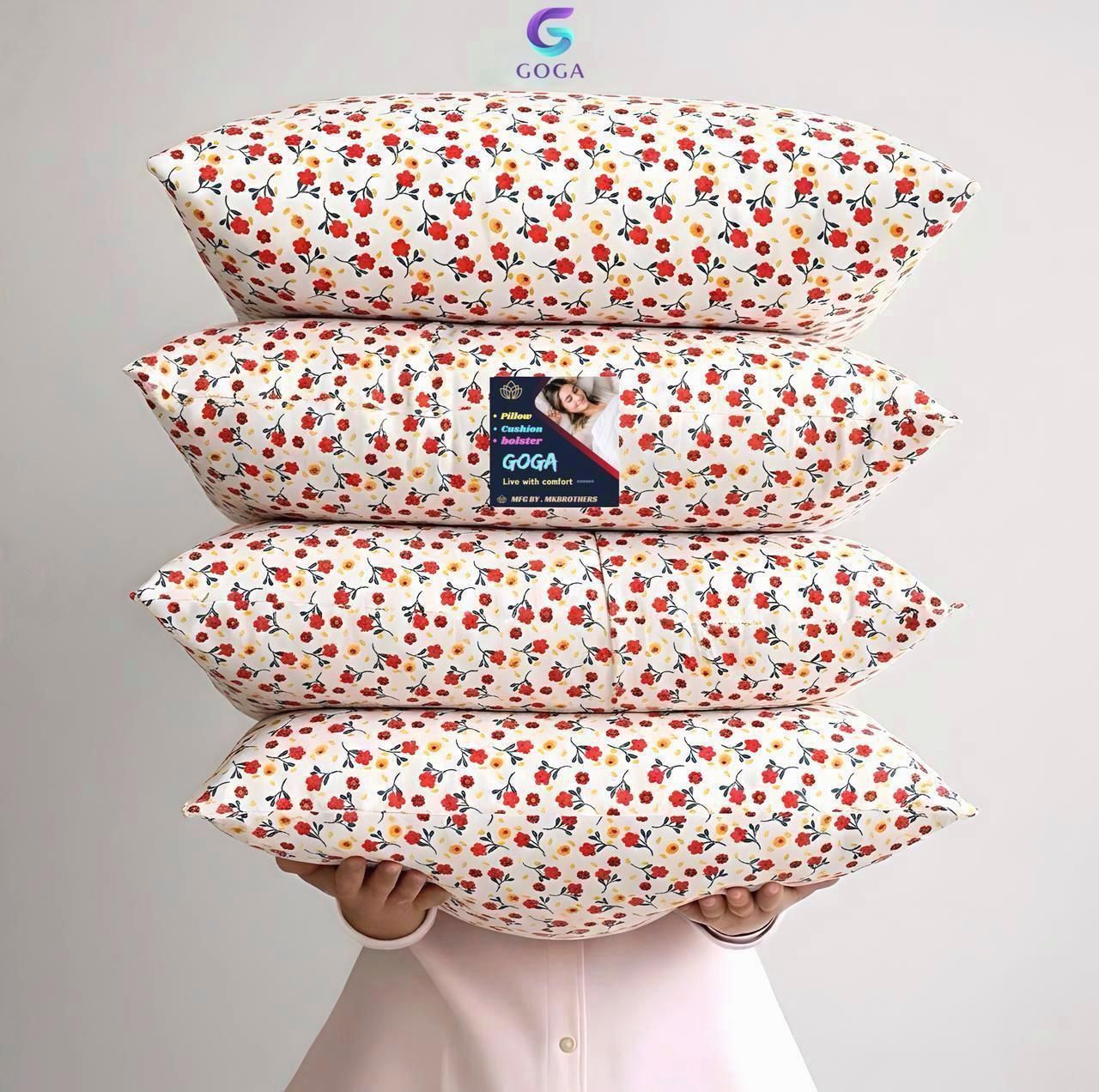 goga Cotton Sleeping Pillow Pack of 4 Solid LUXURY-picture-34