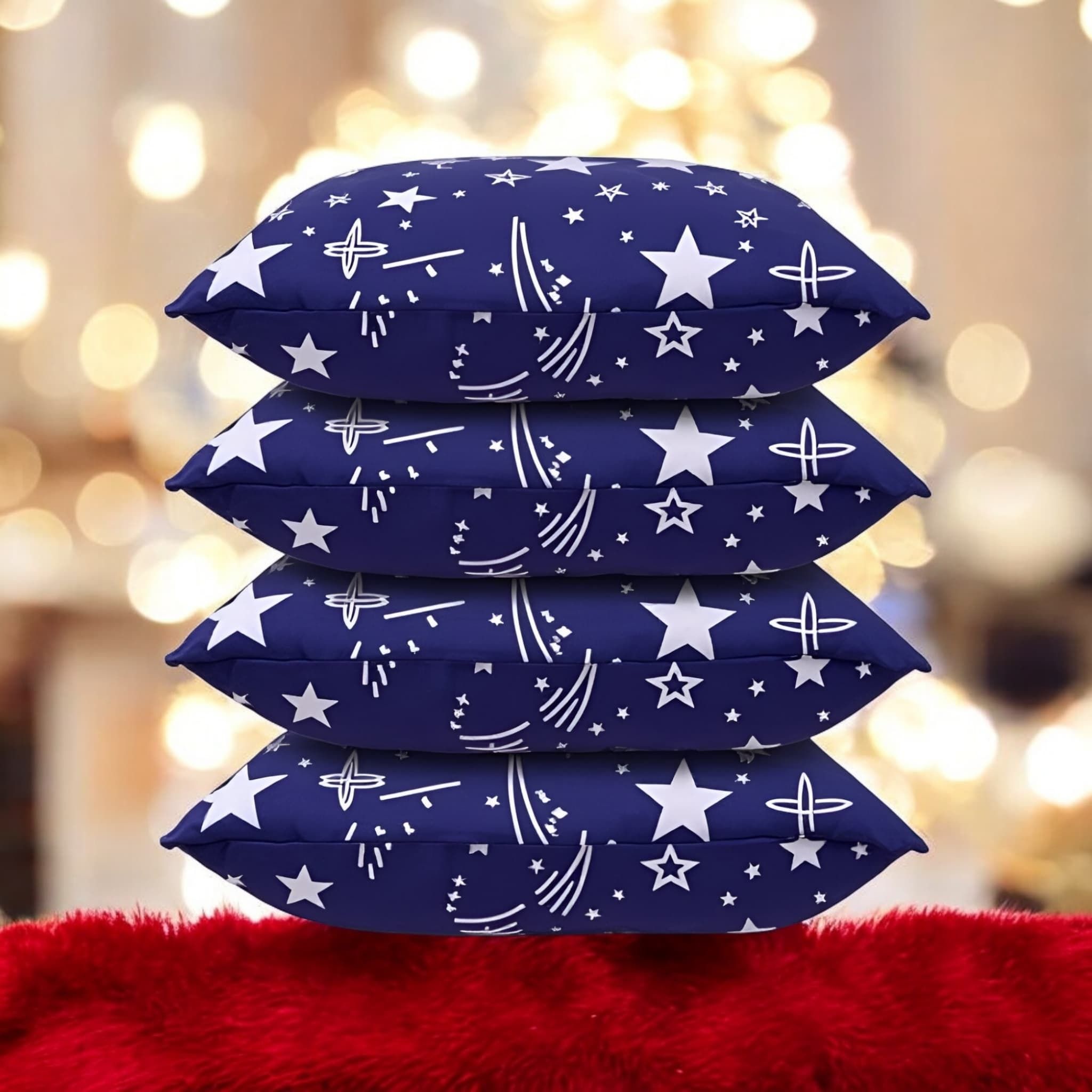 gzzzsd Microfibre Sleeping Pillow Pack of 4 Solid-picture-14