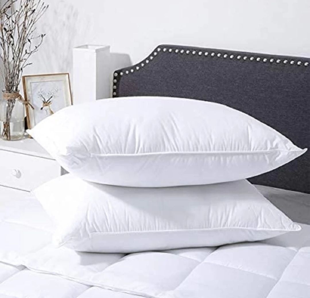 gunvar india private limited LUXURY Polyester Fibre Abstract Sleeping Pillow Pack of 2-picture-15