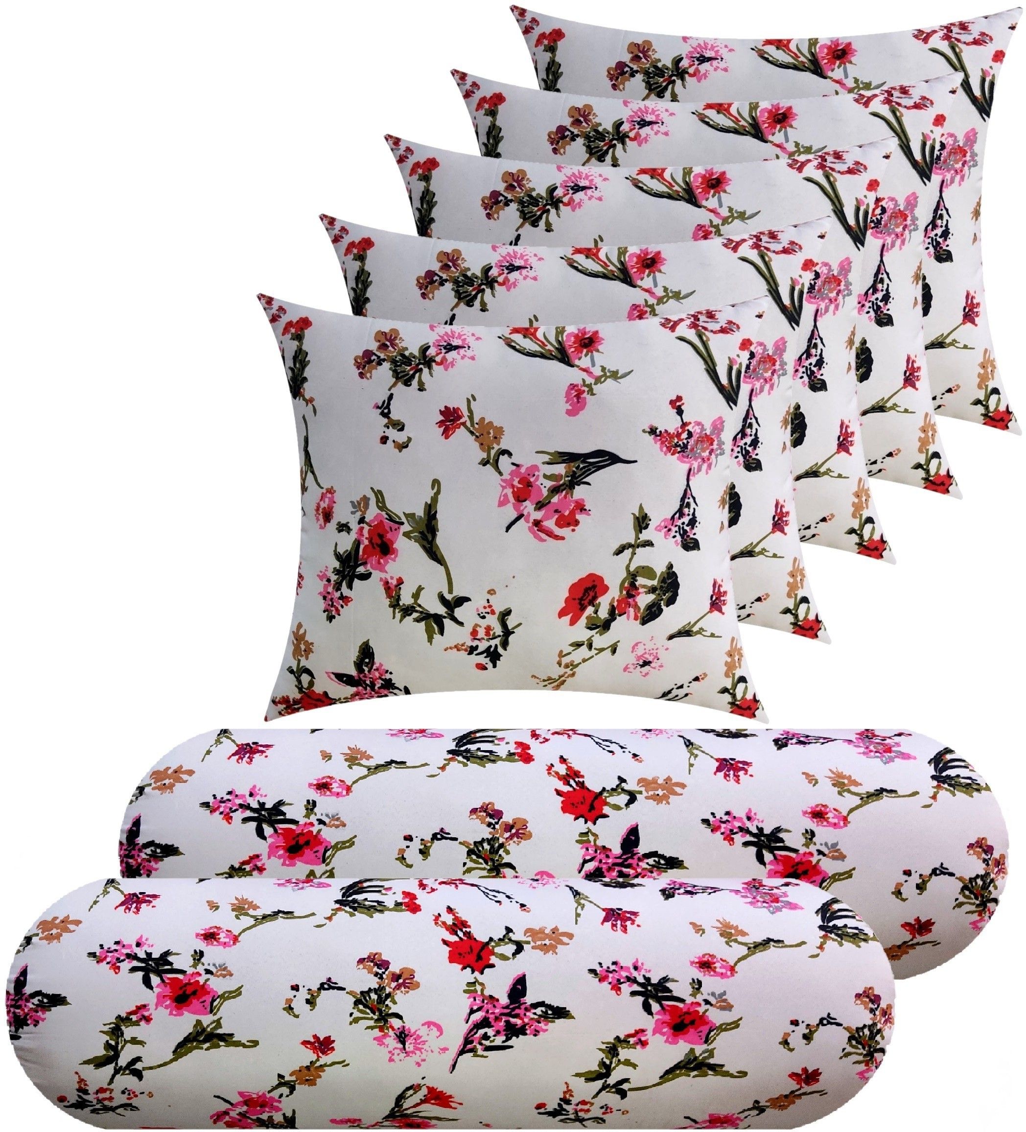changers Microfibre Bolster Pack of 7 Floral-picture-4