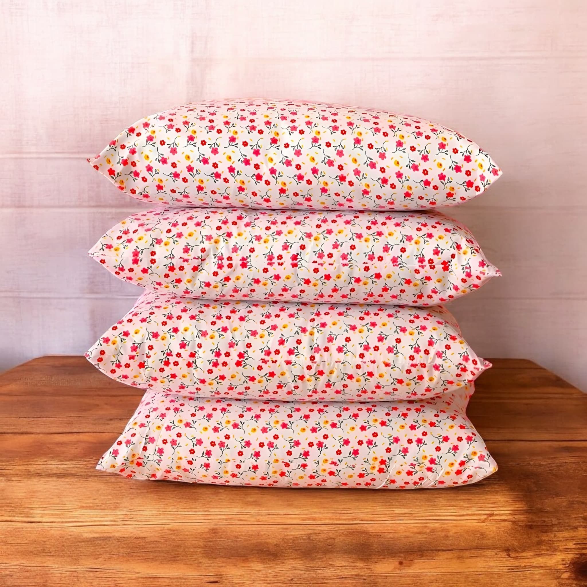 gzzzsd Microfibre Sleeping Pillow Pack of 4 Solid-picture-13