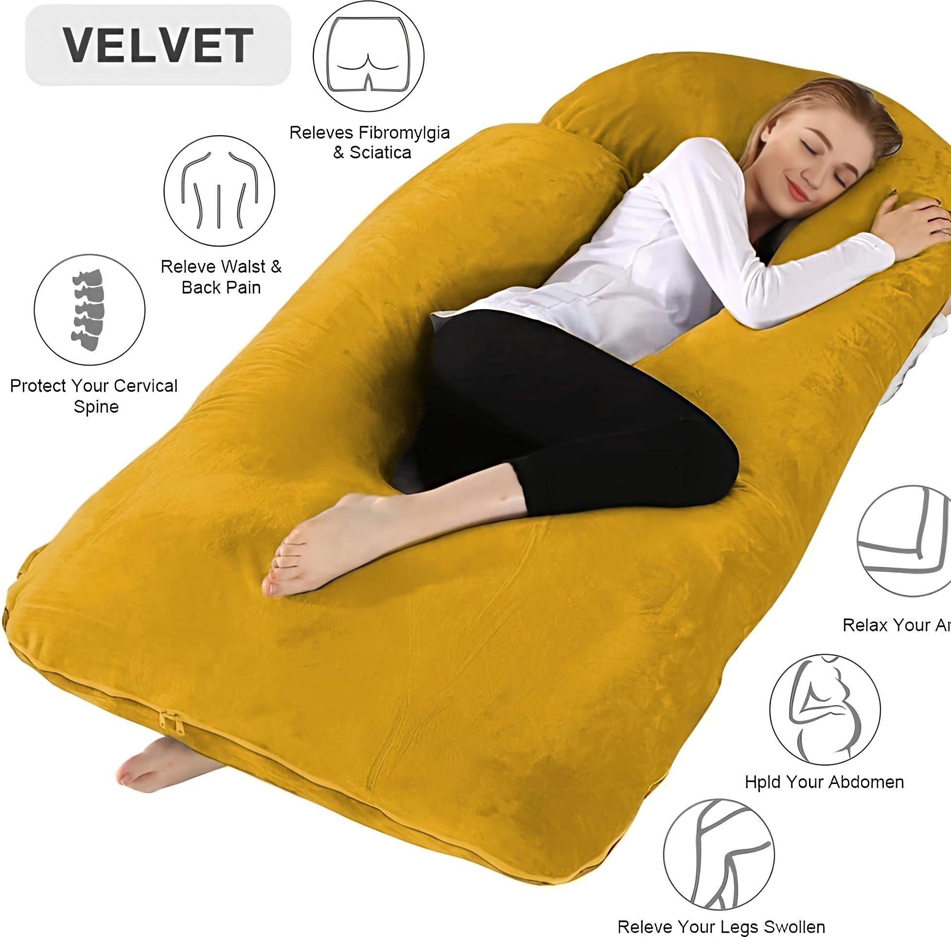keshav Cotton Pregnancy Pillow Pack of 1 Solid comfort Luxury-picture-19