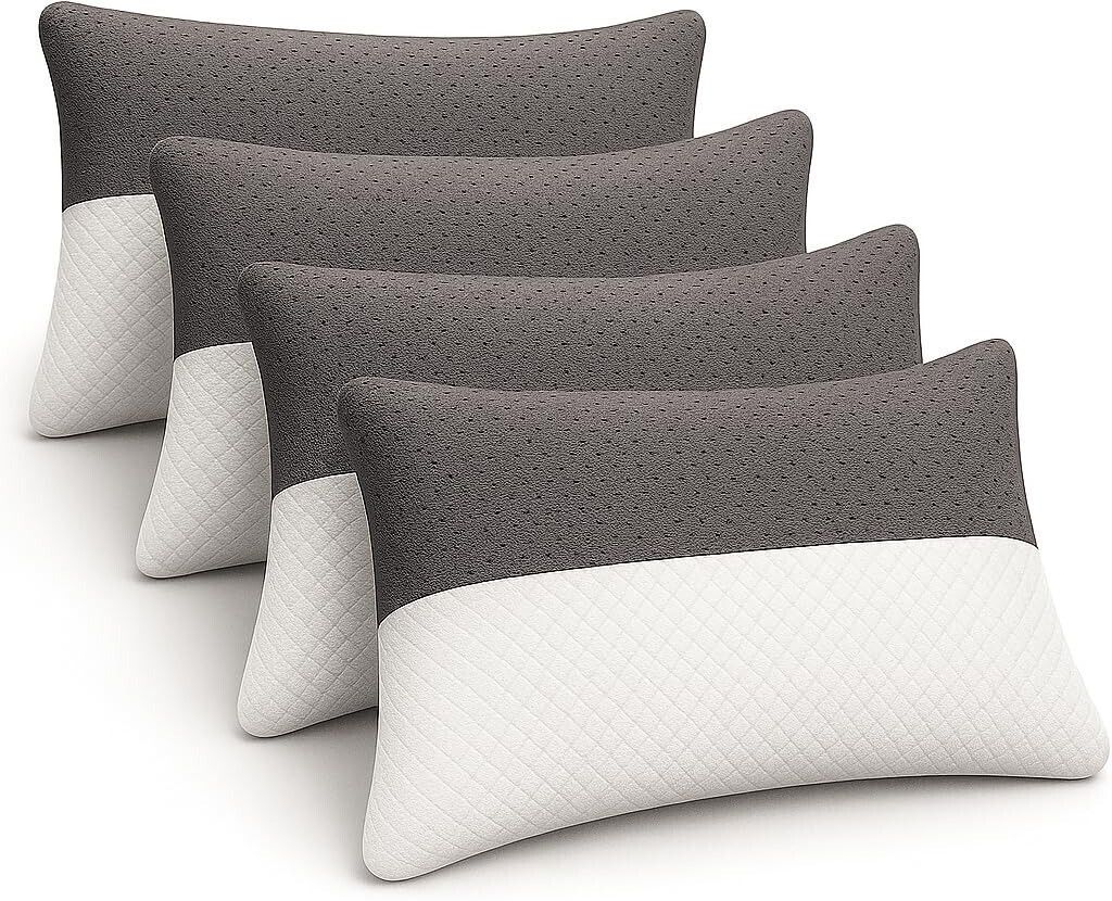 Microfibre Sleeping Pillow Pack of 4 Solid Comfort & Soft Microfiber Sleeping Pillow – Ultra Soft Bed Pillow for Sleeping-image-11