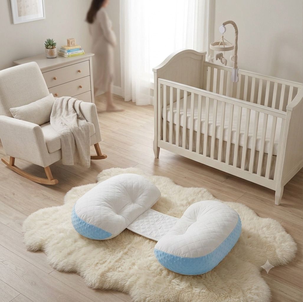 Foam Pregnancy Pillow Pack of 1 Solid-image-35