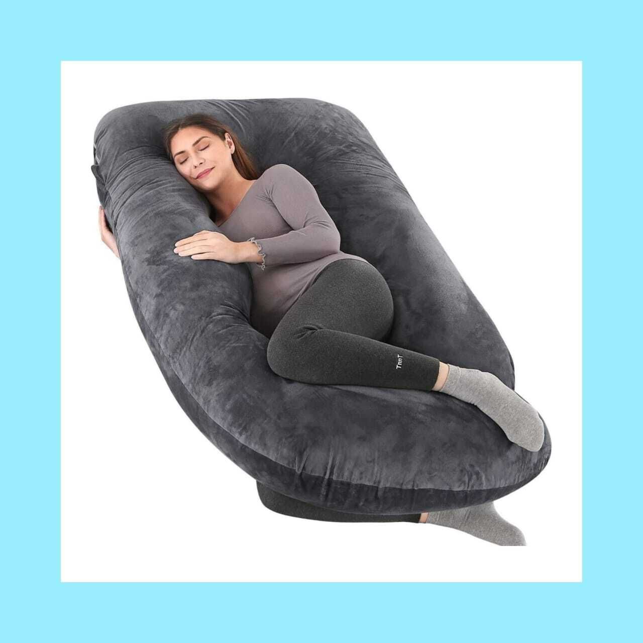 rolling animal Cotton Pregnancy Pillow Pack of 1 Solid luxury-picture-21