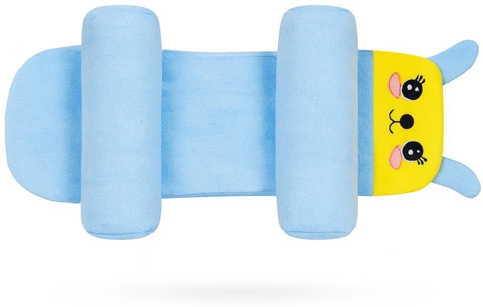 "Baby Sleeping Booster Newborn Pillow - Soft Plush Infant Sleep Support Cushion" Microfibre Animals Baby Pillow Pack of 1