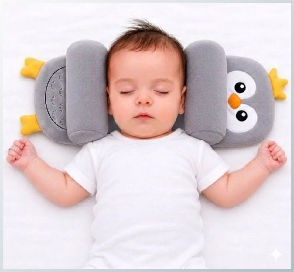 Microfibre Baby Pillow Pack of 1 Animals Cozy Fit Comfort Series-image-30
