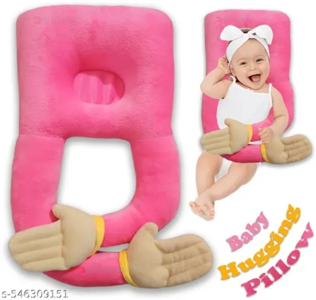 Cotton Baby Pillow Pack of 1 Abstract Baby Pillow Soft Neck Support Handdig Pillow-image-34