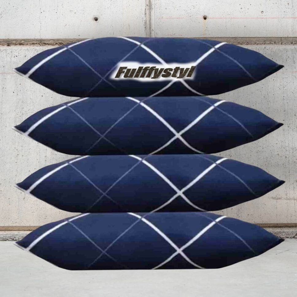 Soft Microfibre Solid Sleeping Pillow Pack of 4-image-28