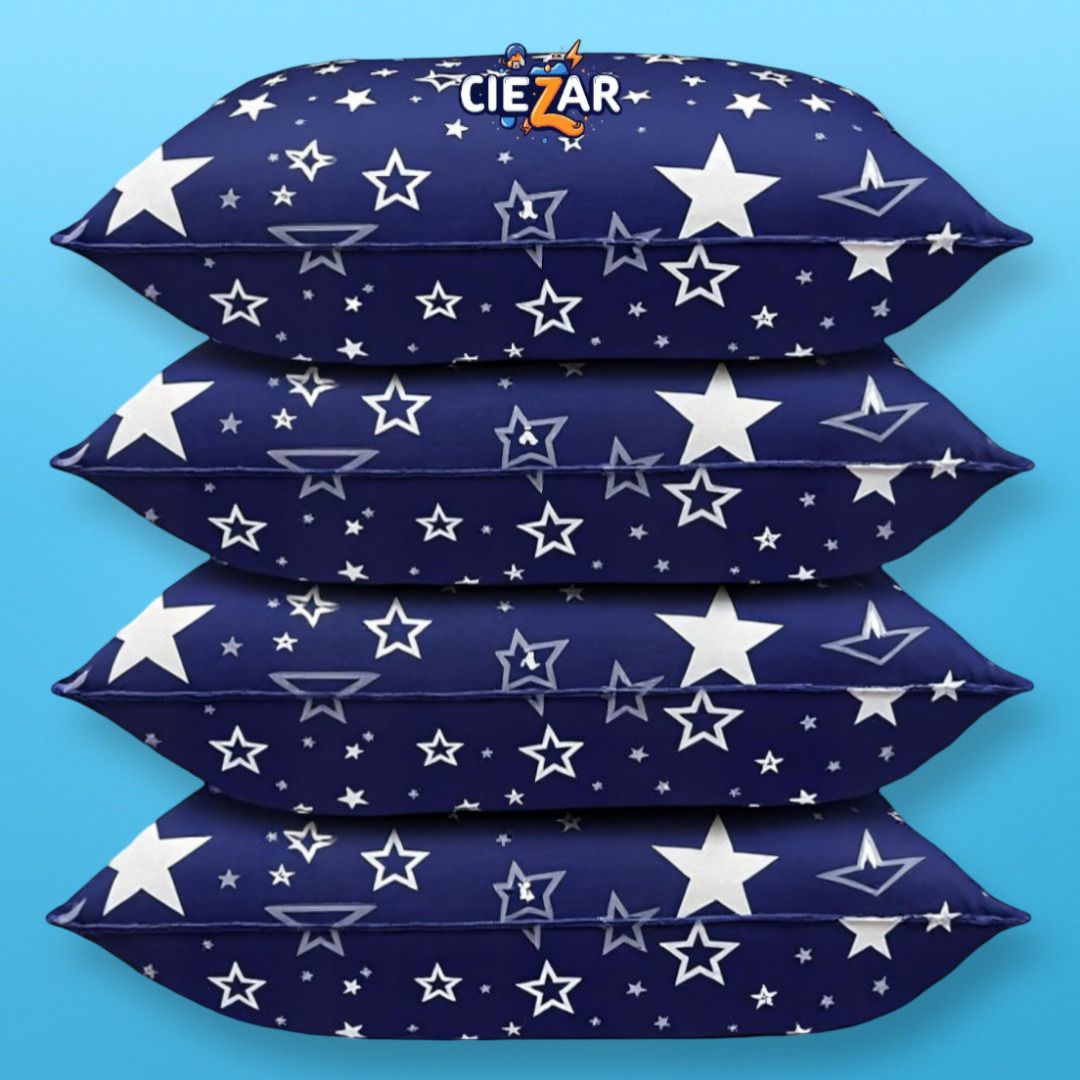 ciezar Polyester Fibre Sleeping Pillow Pack of 4 Abstract Luxury-picture-26