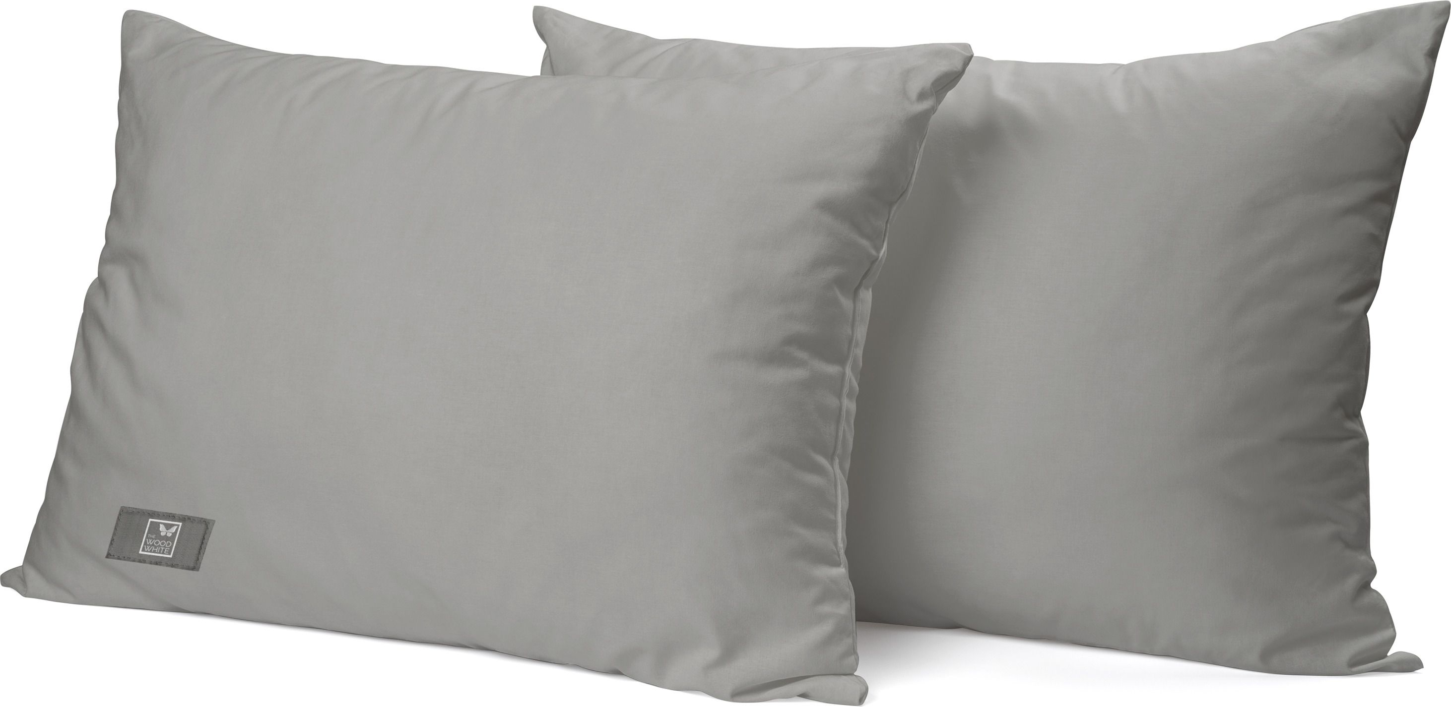 Set of 2. 16 x 24 Inches or 41 x 61 cm. Microfibre Solid Sleeping Pillow Pack of 2