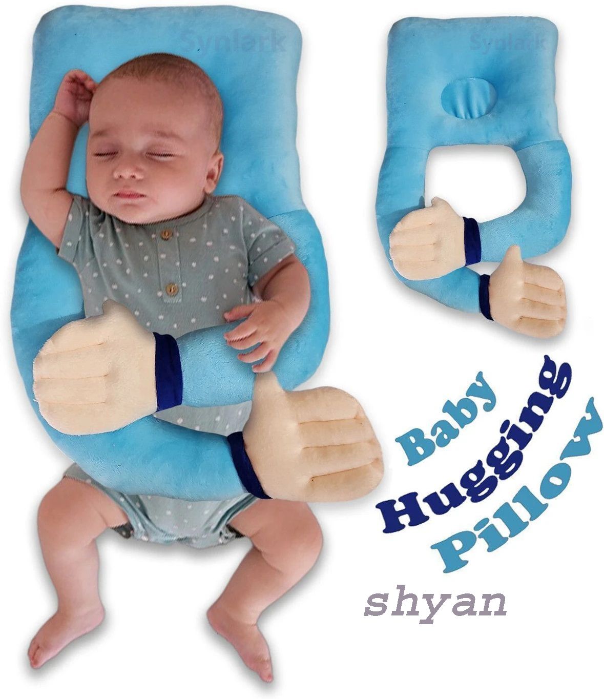 Cotton, Microfibre Baby Pillow Pack of 1 Solid pillow-image-8