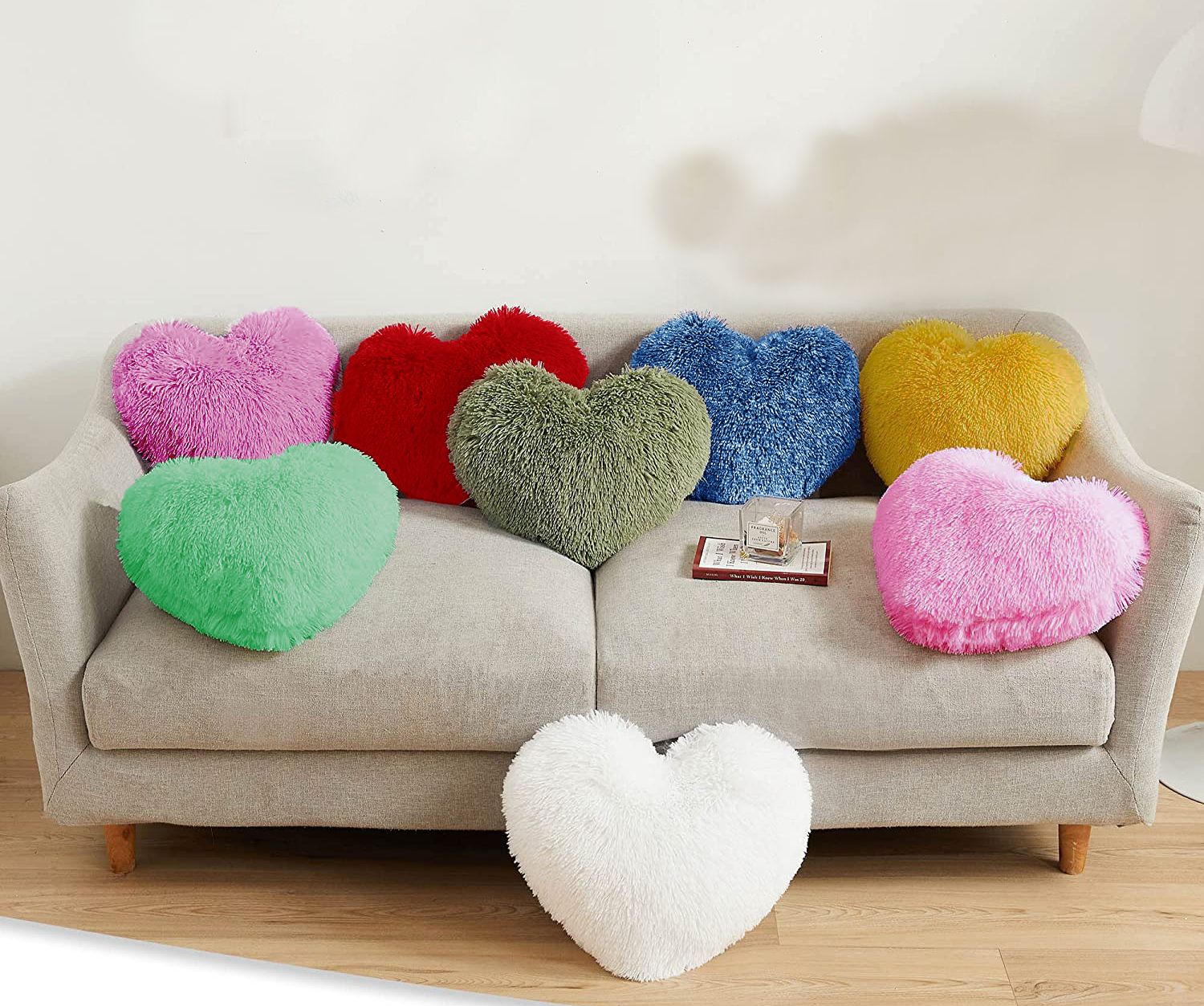 Microfibre Solid Cushion Pack of 8