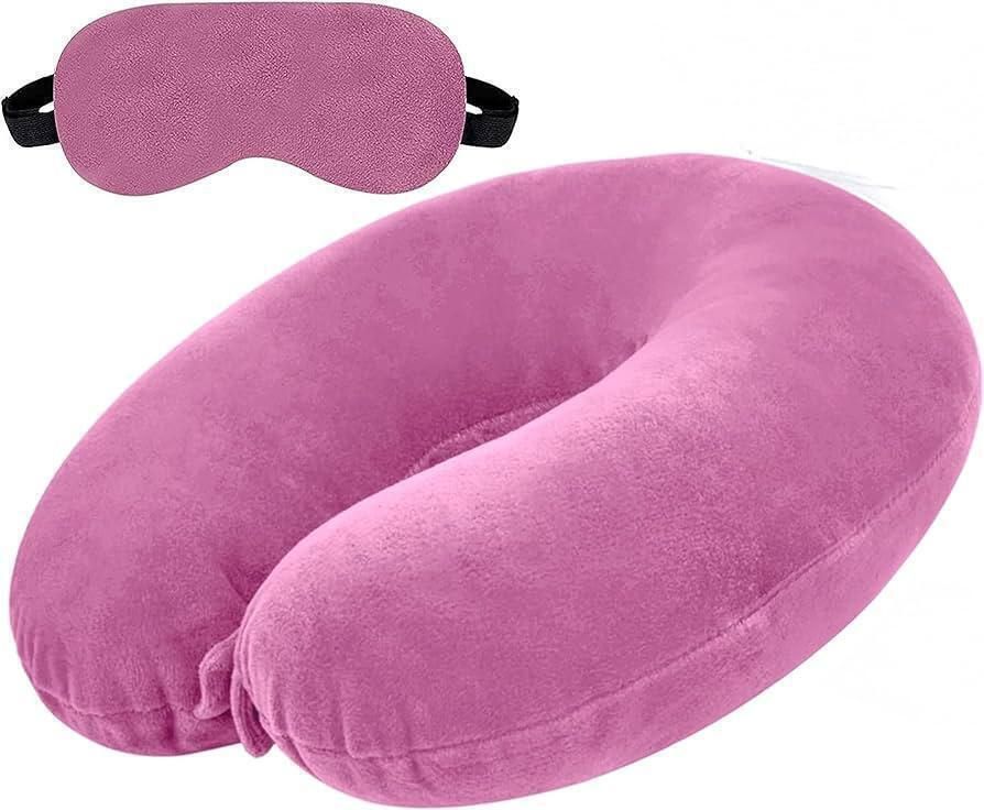 Fashion Polyester Fibre Abstract Travel Pillow Pack of 1-image-49