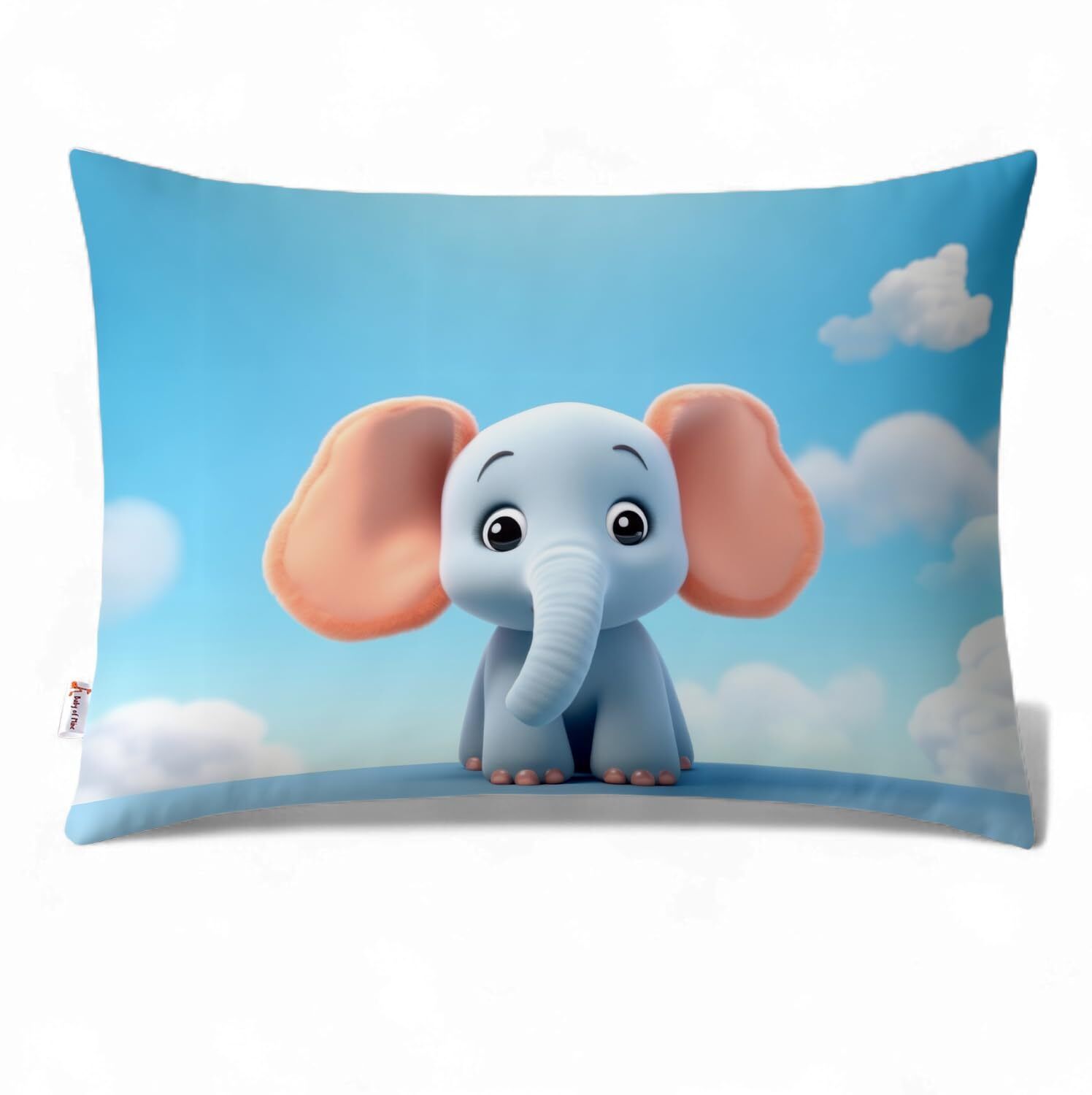 Microfibre Baby Pillow Pack of 1 Animals Kids Pillow Cushion with Super Soft Fabric, 1 Month to 5 Year-image-12