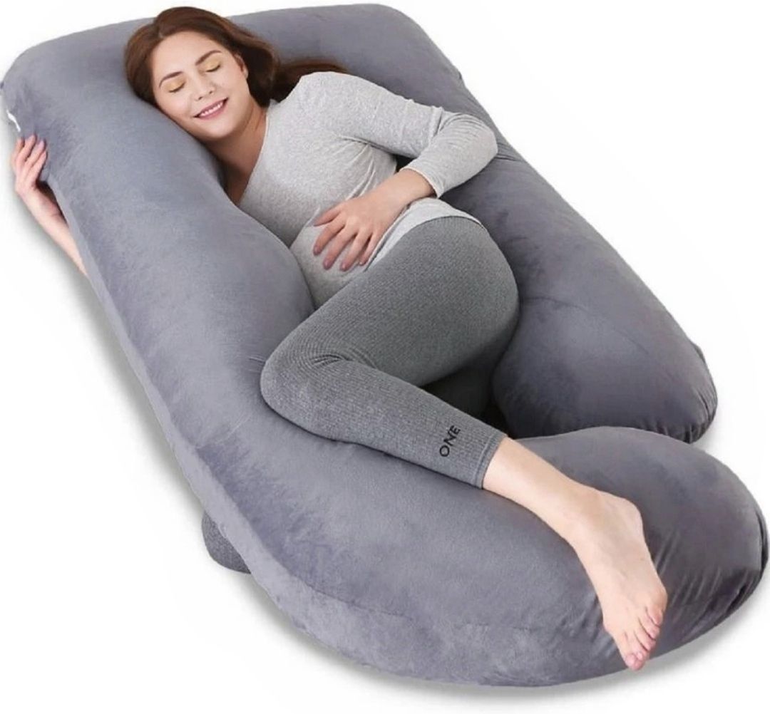 gracify Polyester Fibre, Microfibre Pregnancy Pillow Pack of 1 Solid comfort luxury pregnancy-picture-10