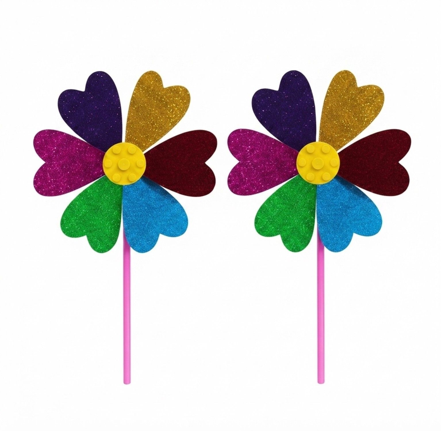 arorah Kids spinning glitter Wind fan toy Pinwheel-picture-26