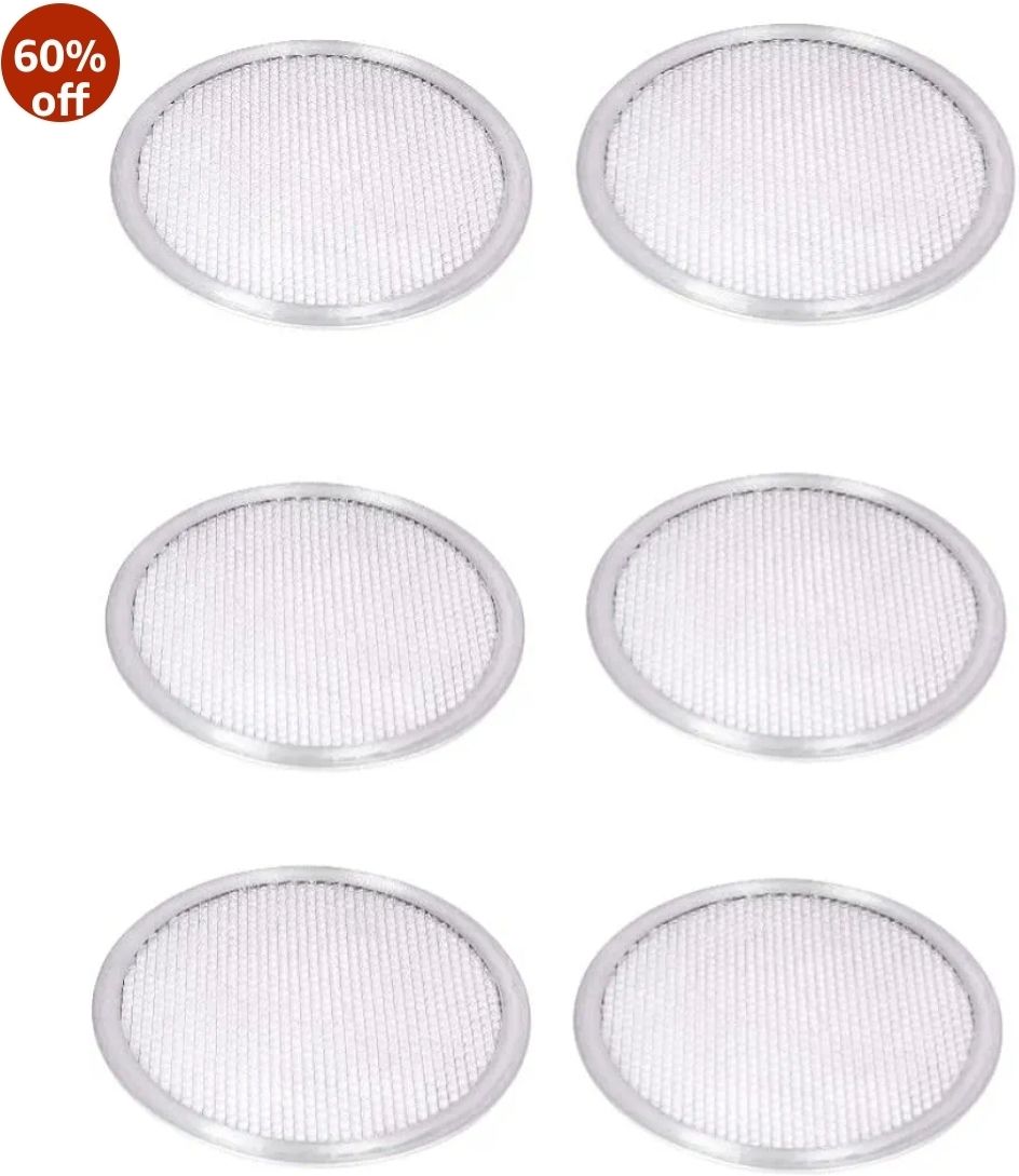 DKPJ904 6 Pcs. Of ALUMINIUM JALI IN 9 INCHES Pizza Maker