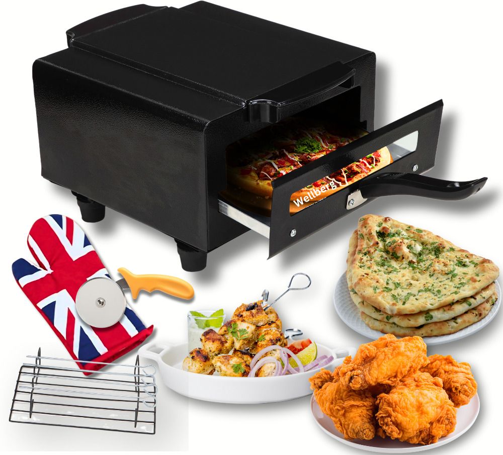 Versatile 10-Inch Tandoor | Quick Heating for Grilling, Roasting & Baking Pizza Maker