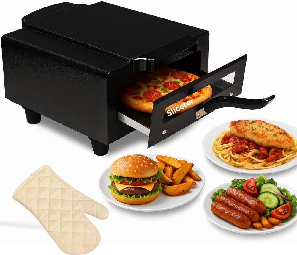 Home Use 1500W Electric Pizza Maker Quick and Even Baking for Perfect Pizza Pizza Maker