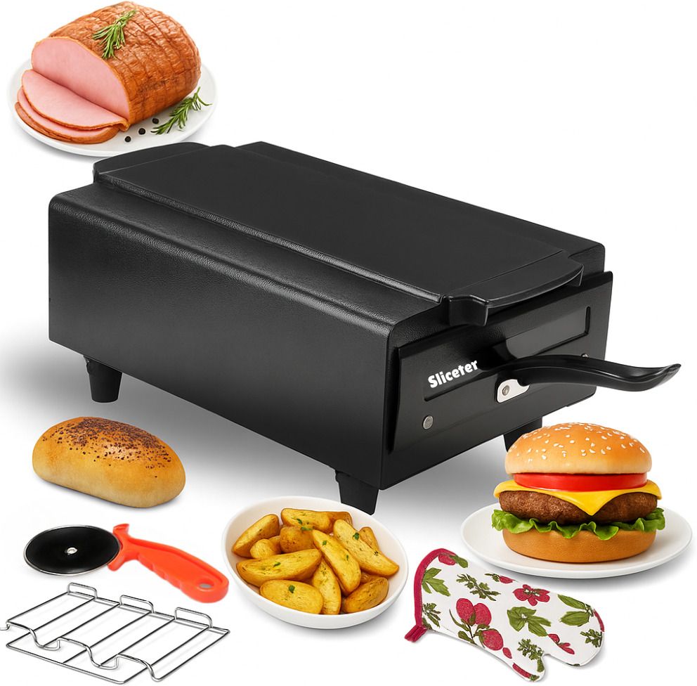 sliceter Electric Tandoor for Indian Cooking | 2200W Power | Compact and Easy to Carry Pizza Maker-picture-20