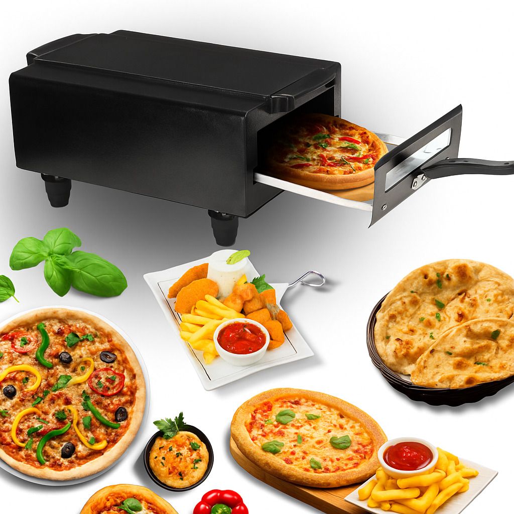 Compact 16" Electric Tandoor | Multi-Use Cooking – Grill, Bake, Roast | Powerful Pizza Maker