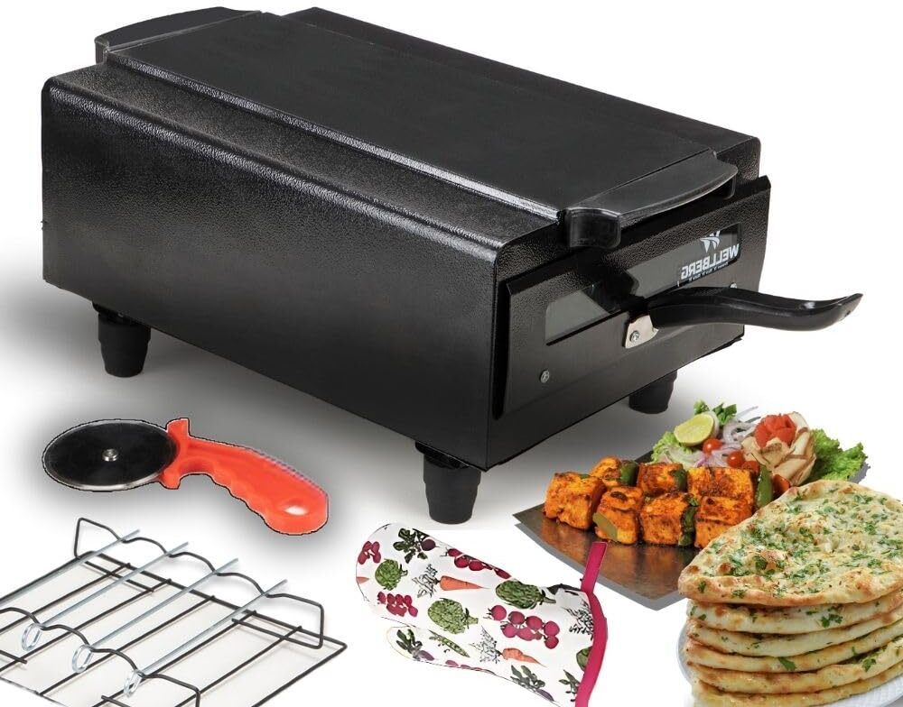Electric Tandoor 2200W | Fast-Heating Oven for Pizza, Cake, Naan, Chicken & More Pizza Maker