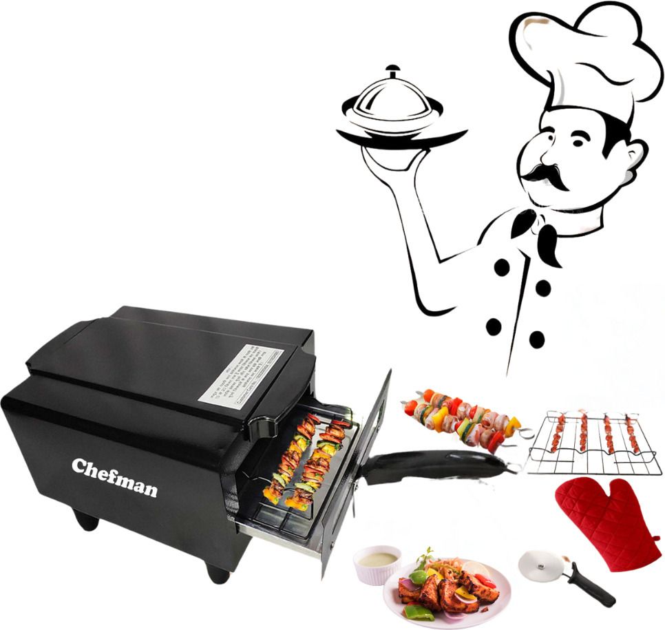 chefman Exclusive Premium Electric Tandoor with Extra Savings (10 inches) Shocked Proof, Oil Free and Heathy Cooking Pizza Maker-picture-39