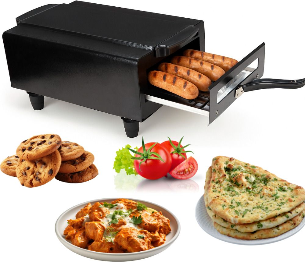 sliceter Electric Tandoor for Home | 2200W Power | Lightweight, Compact and Portable Pizza Maker-picture-42