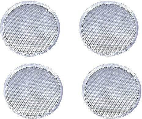 Aluminium Pizza Screen 10 Inch, Round Mesh Baking Tray for Crispy Pizza Crust Pizza Maker-image-41