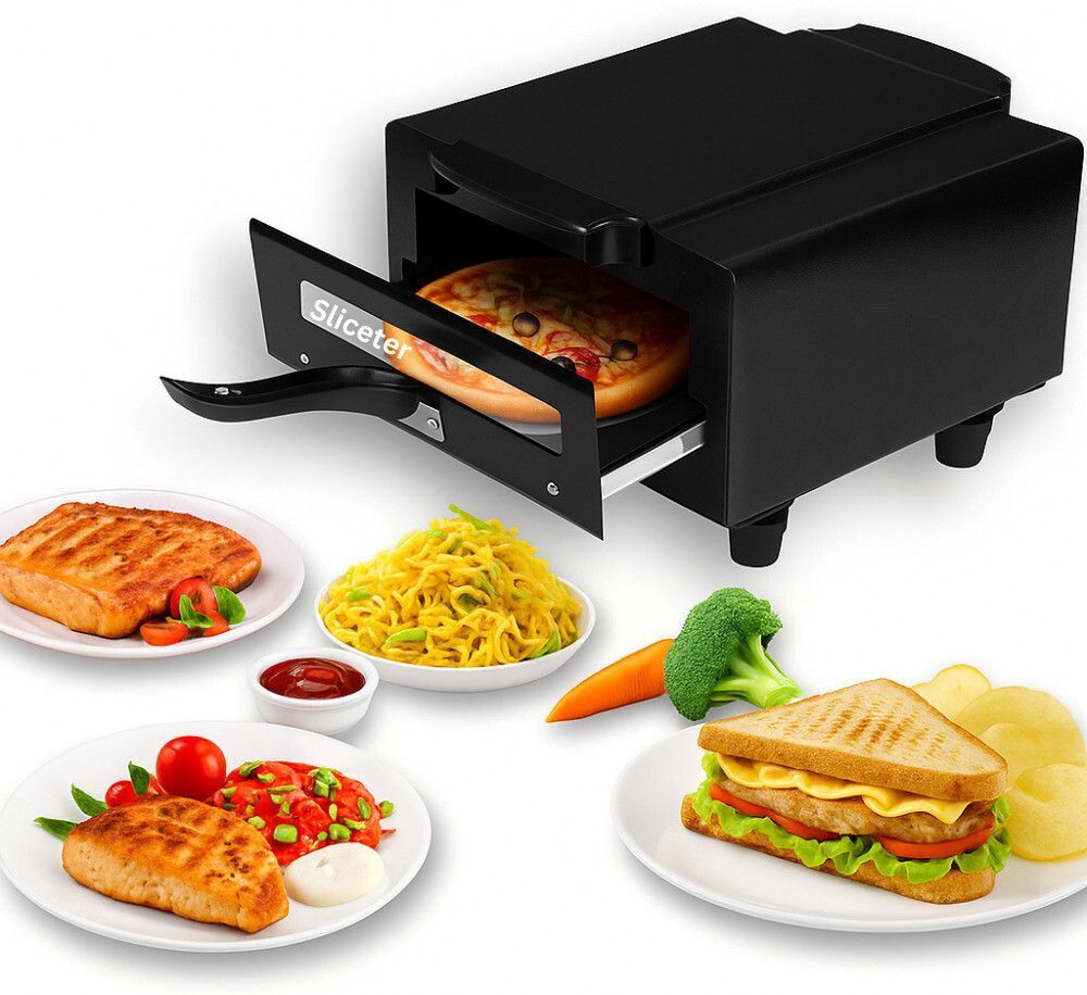 Home Pizza Maker 1500W Electric Oven Quick Easy Baking Perfect Homemade Pizza Pizza Maker