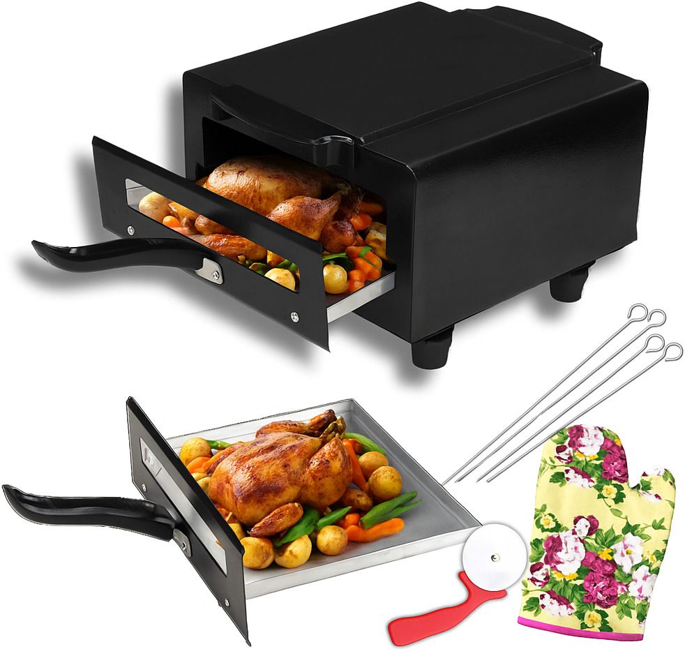 1500W Multi-Function Electric Tandoor | Perfect for Baking Grilling & Roasting Pizza Maker