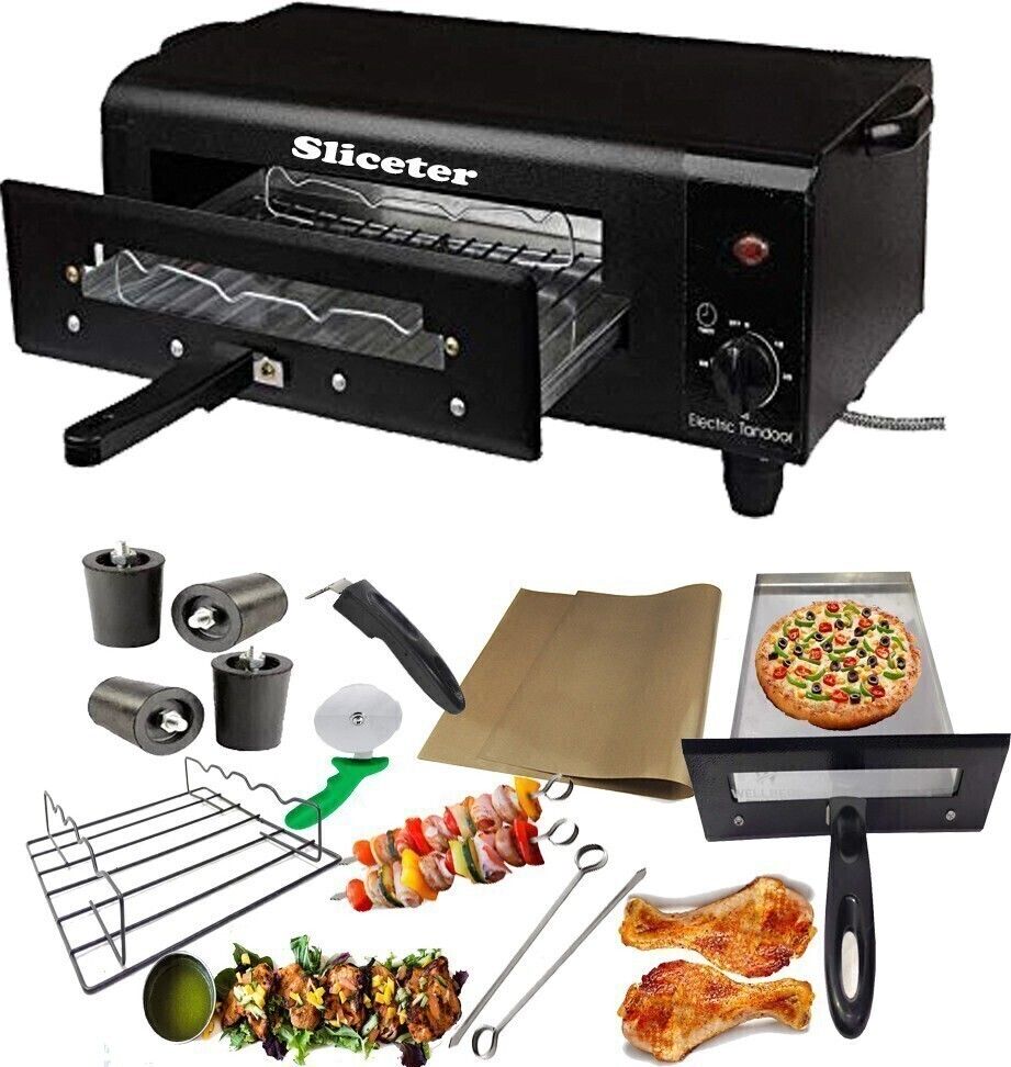 Electric Timer Tandoor Light Weight and Elegant Look with Accessories Pizza Maker