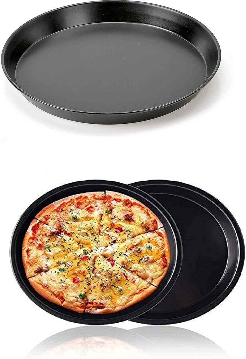 aastik sales Carbon Steel Oven Safe Tray for Pizza, Bread, Cookies & Pastries (pack of 3) Pizza Maker-picture-15