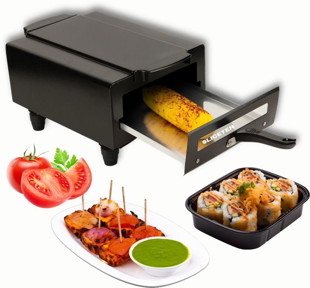 sliceter Compact Electric Tandoor 2200W | Make Roti, Paneer, Pizza, Chicken, and More Pizza Maker-picture-12