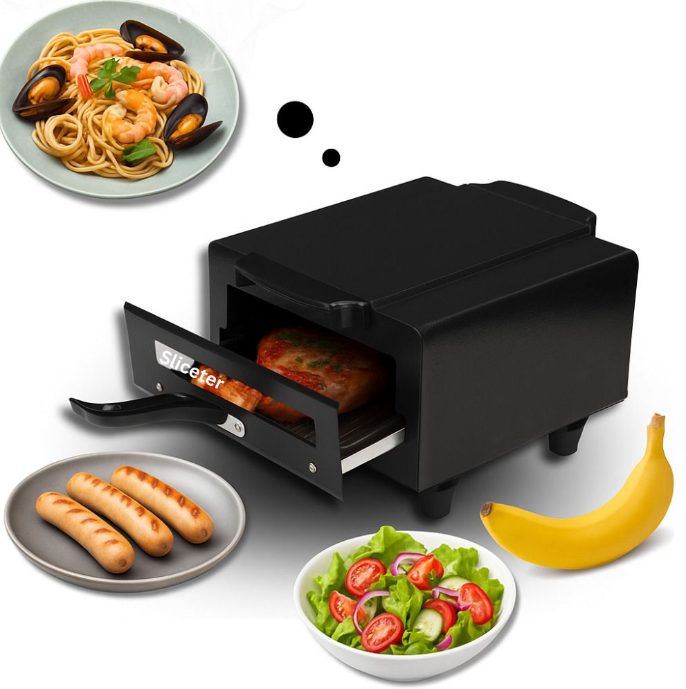 Electric Tandoor 1500W | Portable and Lightweight | For Home Kitchen Cooking Pizza Maker