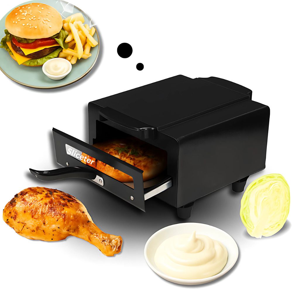 1500W Electric Tandoor for Home Use | Grill, Bake, Roast | Compact and Durable Pizza Maker